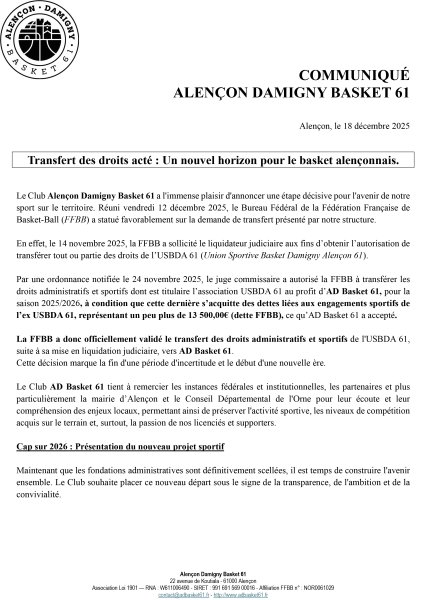 20251218 - Com Presse AD Basket 61-1